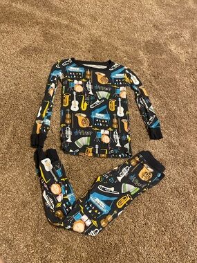 Little Sleepies bamboo Black Musical Instruments Pajama Set